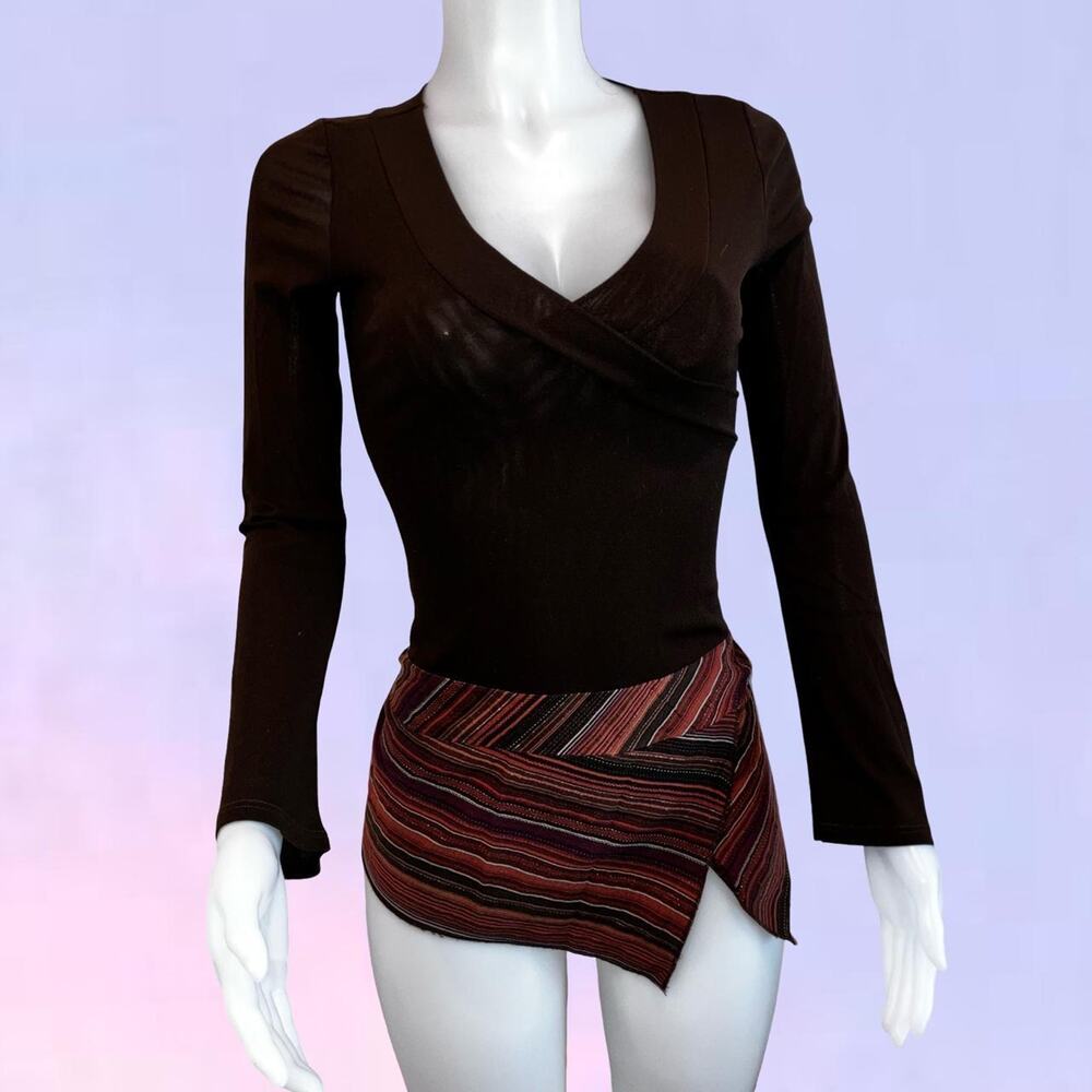 Vintage 90s y2k long top made in france